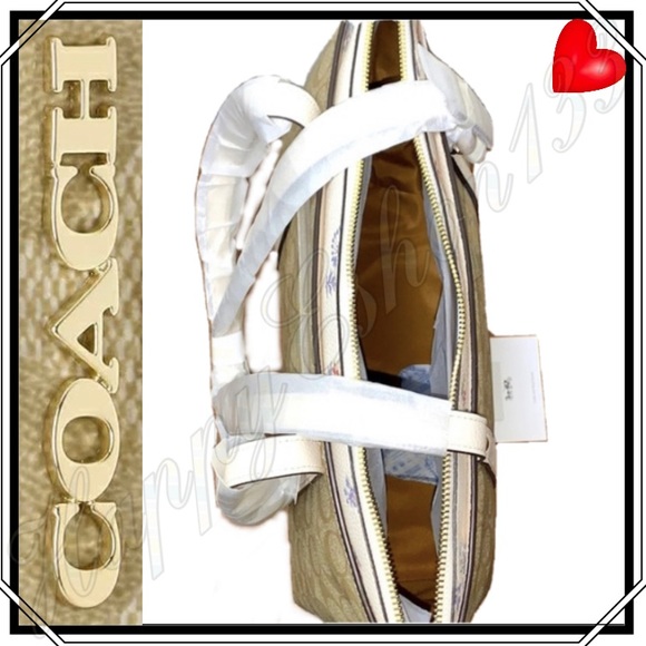 Coach May Tote Signature Canvas Dandelion Flrl Pnt - Picture 11 of 16